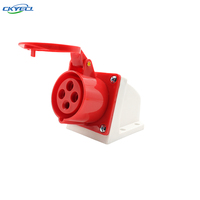 32A 3P 4P 5P connecteur industriel étanche 220/380V prise exposée industrielle prise cachée industrielle 2P + E 3P + E + N 3P + E + N