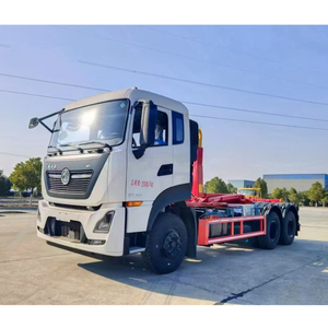 Camion benne à benne basculante multifonctionnel Dongfeng 6x4 de 20 tonnes avec bras de levage, diesel, nouveau, transmission manuelle, pour la collecte des déchets - Product Image 1