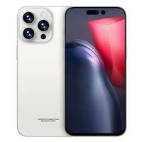 Smartphone Phone16 Pro Max Versi Global Layar OLED 6,9 inci 120Hz 4G LTE 5G CDMA Dual SIM 8GB+512GB Kamera 48MP Seri MTK Dimensity FHD
