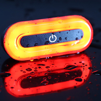 Smartgoor — casque de vélo, chargeur de Type C, prend en charge tous les casques de vélo, 14 lampes, reflet LED, signal lumineux, veilleuse