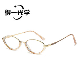 แว่นตากรอบเล็กทรงแคทอาย วัสดุ PC ป้องกันแสงสีฟ้า แว่นกันแดดสำหรับผู้หญิง - Product Image 5