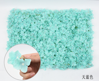 Dekorasi Pernikahan Bunga Putih, Bunga Imitasi Hydrangea Panel Latar Belakang Dinding Bunga Putih