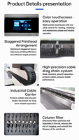 VERSIJET Ricoh Print Head Flatbed UV DTF Printer dengan Kemampuan Multiwarna Garansi 1 Tahun