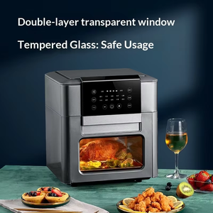 12L <strong>Family</strong> Size Modern Oil-Free <strong>Air</strong> <strong>Fryer</strong> 2-Layer Stainless Steel Square Digital Electric Energy Saving Kitchen Appliance - Product Image 3