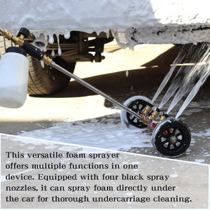 Cómo la venta de doble propósito de 4 boquillas de alta presión de 16 escobas de agua máquina de limpieza del tren de rodaje del coche para la limpieza del coche - Product Image 4