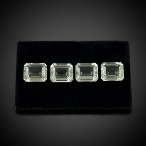 Amatista Verde Natural, Corte Octogonal de 8x10 mm, 3 Quilates, Piedras Preciosas Gopika, Certificadas por Terceros, Joyería Fina al por Mayor, Gemas Sueltas - Product Image 1