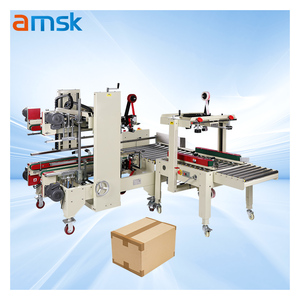 Fxj5050 + AS723-5050 Tốc Độ Cao Tự Động Nhà Máy Hộp Carton Trường Hợp Đóng Gói Băng Đóng Gói H Font Taping Carton Niêm Phong Máy - Product Image 1