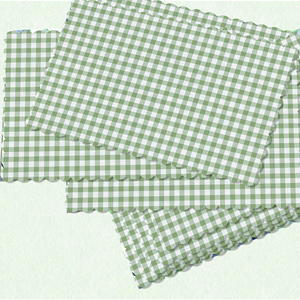 Huancai màu xanh lá cây trâu kẻ sọc giấy nơi Thảm dùng một lần placemats bảng thảm cho bữa ăn tối bàn thiết lập đám cưới Nguồn cung cấp bên - Product Image 3