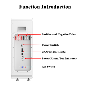 Nuevo Modelo ZTGF, Sistema de Almacenamiento de Energía Vertical para el Hogar de 51.2V 280Ah, 15kwh Solar con Paquete de Baterías de Iones de Litio de 48V - Product Image 5