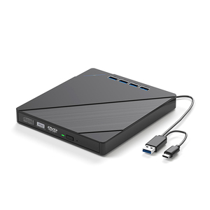 Unidad de <span class=keywords><strong>Blu</strong></span>-<span class=keywords><strong>ray</strong></span> Externa Multifuncional USB 3.0 con Bandeja, Caché de 8MB, Reproducción de Películas <span class=keywords><strong>4K</strong></span> HD y Función de Lectura de DVD - Product Image 3