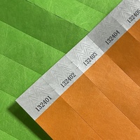 Muestra gratis diseño Tyvek pulsera logotipo personalizado código QR Tyvek papel pulsera Dupont papel pulseras