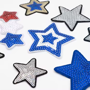 Parche Bordado Personalizado con Estrellas y Lentejuelas - Aplique Termoadhesivo al por Mayor para Sombreros, Ropa, Zapatos y Mochilas - Product Image 2