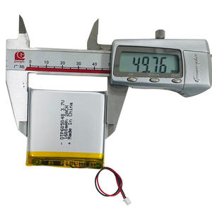 605048 1600mAh 3.7V แบตเตอรี่ลิเธียมไอออนสำหรับอุปกรณ์อิเล็กทรอนิกส์แบบชาร์จไฟได้โรงงานโพลิเมอร์ความจุสูง - Product Image 3