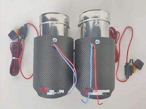 Modificaciones profesionales, piezas de automóviles, silenciador de automóvil, silenciador de <span class=keywords><strong>escape</strong></span> de coche, cabezal de tubo con luz LED - Product Image 2