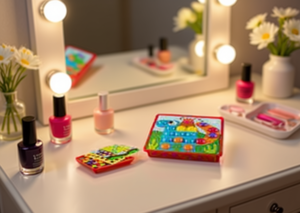 Plaque de tamponnage pour nail art motif champignon, design éducatif pour enfants et adultes - Product Image 2