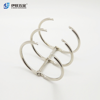 YIWANG Factory Metall clips 2,5x30x40MM Silber Lose blatt Binding Ring