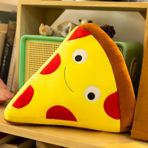 ตุ๊กตาอาหารน่ารักแบบขายส่ง MOQ ต่ำ 8684 ชิ้น ตุ๊กตาพิซซ่าหน้ายิ้มตลก ของขวัญคริสต์มาสสำหรับเด็ก - Product Image 4