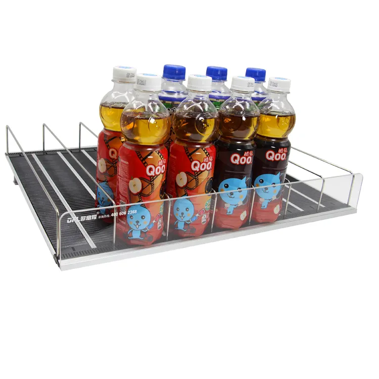 Plastic Supermarkt Divider Plank Drank Winkel Apparatuur Product Plank Zwaartekracht Roller Rack