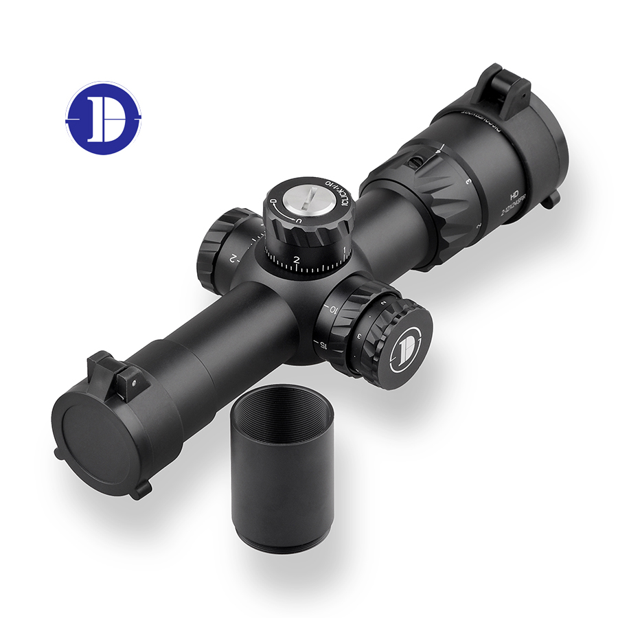DISCOVEYROPT OEM 2-12x24 IR SFP Tactical Scope - Compact Hunting