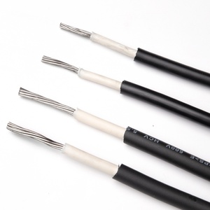 สายไฟฟ้าโซลาร์เซลล์ UL4703 ขนาด 10AWG 12AWG 14AWG ทองแดงตีเกลียวเคลือบดีบุก หุ้มฉนวน XLPE 2000V สำหรับสายดินแผงโซลาร์เซลล์ - Product Image 6