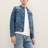 Veste en jean moderne pour homme, collection hiver, service OEM, respirante, écologique, décontractée, en coton et élasthanne, col rabattu, entièrement doublée