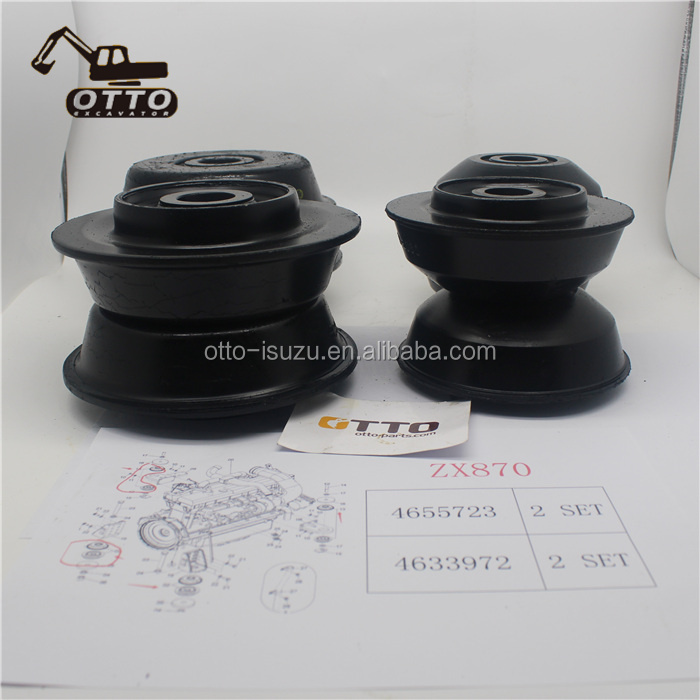 まー Original Excavator Engine Mount Rubber 4655723 Machine Foot