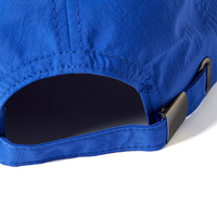 Gorra de Béisbol de Nailon de Color Azul Klein de Moda, Gorra Deportiva para Hombre con Logotipo Bordado Personalizado