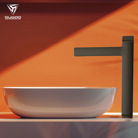 Le dernier style européen robinet personnalisé corps en laiton appartement robinet d'eau mitigeur de lavabo mitigeur
