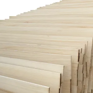 Harga pemasok bingkai kayu konstruksi papan paulownia kayu Sayn kayu