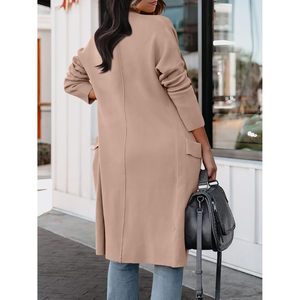 FOXA Women's Long <b>Cardigan</b> <b>Sweater</b> Full Sleeve Knitted Open Front Casual Coatigan Jacket Outfits - Product Image 4