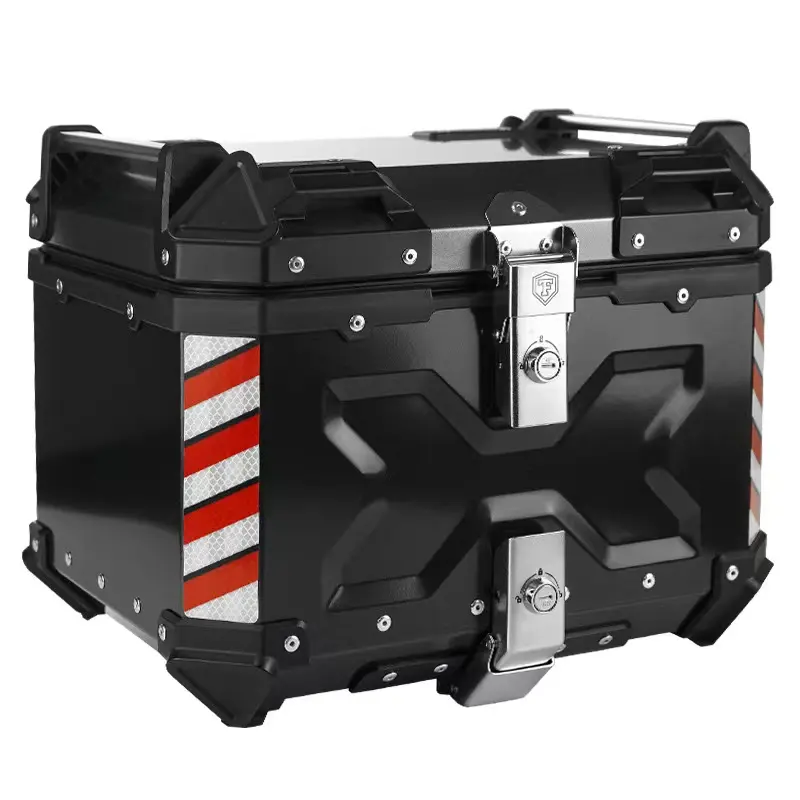 22L magnesium aluminum alloy angled trunk motorcycle trunks are available in various styles