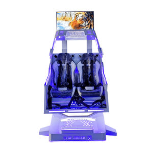 เครื่องจำลองการบิน VR แบบหมุนได้ 360 720 องศา สำหรับ <span class=keywords><strong>2</strong></span> ผู้เล่น พร้อมเก้าอี้จำลองการเคลื่อนไหวเสมือนจริง 9D สำหรับขาย - Product Image 1