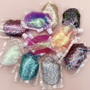 Gel pailleté 40 ml, sac, mode, coloré, personnalisé, pour le corps et les cheveux, brillant, longue durée, écologique, non toxique, facile à appliquer - Product Image 2