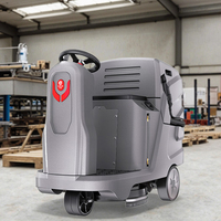 Nettoyeur de sols industriel électrique CleanHorse X5, nouvelle conception, en plastique, pour le nettoyage du béton en extérieur