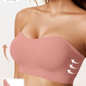 <span class=keywords><strong>Reggiseno</strong></span> Push-Up Sottile <span class=keywords><strong>Senza</strong></span> <span class=keywords><strong>Spalline</strong></span> LetsJoli da Donna, <span class=keywords><strong>Senza</strong></span> <span class=keywords><strong>Ferretto</strong></span>, con Supporto, Fantasia Tinta Unita, Top a Tubo Antiscivolo - Product Image 4