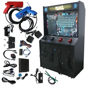 2 người chơi tự làm trò chơi Arcade Bộ dụng cụ Pandora hộp PCB board giật phản hồi ánh sáng Súng Alpha Súng Max Đồng tiền hoạt động hỗ trợ súng đạp - Product Image 3