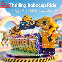Manèges de carnaval, manèges Robocop rotatifs à 360 degrés, manèges mécaniques de parc d'attractions, Robocop palpitant pour adultes et enfants