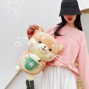 Peluches <span class=keywords><strong>Corgi</strong></span> personalizados, perro <span class=keywords><strong>Corgi</strong></span> con té de la leche, juguetes de peluche suaves para niñas fans, recuerdo, peluches bonitos, <span class=keywords><strong>Corgi</strong></span>, venta al por mayor - Product Image 5