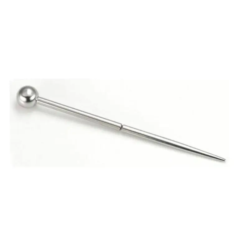 ASTM F136 Titanium Threaded Insertion Taper Pin for Internally Jewelry Piercing Tools Titanium Thread Taper Piercing