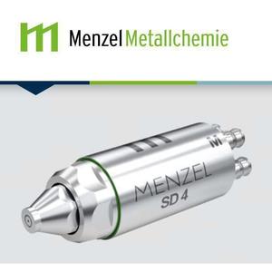Boquilla Coaxial Redonda Indutech Menzel SD3 de Acero Inoxidable para Refrigeración de Máquinas Herramienta - Product Image 2
