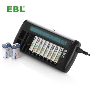 EBL 10插槽9v通用电池充电器液晶电池充电器