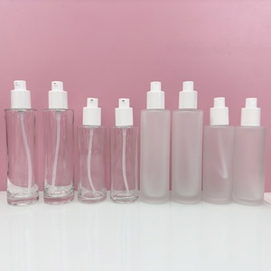 Custom logo 20ml 60ml 100ml Round Empty Skincare Packaging Cosmetic Lotion <b>Pump</b> <b>Bottle</b> Face Serum <b>Bottle</b> with <b>Pump</b> - Product Image 6