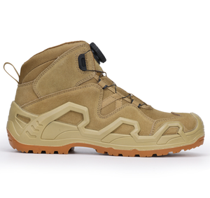 TSB07 Stock Customized Cow Leather Tactical Boots with Fast <b>Lacing</b> <b>Lock</b> - Product Image 2