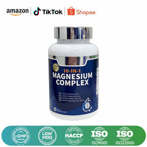 Integratore Multicompleto di Magnesio 10 in 1 a Marchio Privato, Capsule da 1000mg, Pillole di Magnesio <span class=keywords><strong>per</strong></span> il Supporto del Sonno, <span class=keywords><strong>per</strong></span> Vendita all'Ingrosso - Product Image 1
