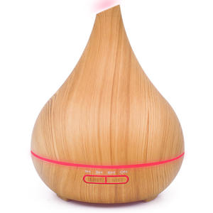 Diffuseur d'arômes à effet bois 0,5L avec lumière LED et télécommande, humidificateur pour usage domestique et commercial - Product Image 3