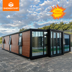 Villa Modulare Prefabbricata Pieghevole Portatile 1234 con Una o Due Camere da Letto, Cabina Mobile per Esterni, Serra Espandibile, Appartamento Alberghiero - Product Image 1