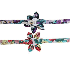 Amigo 새로운 디자인 꽃 목걸이 개와 고양이 고품질 금속 버클 제거 해바라기 키티 강아지 애완 동물 칼라 - Product Image 6