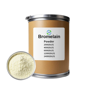 고순도 Bromelain 효소 분말 1200 GDU/g 항염증제 산업 효소를위한 천연 파인애플 추출물 보충제 - Product Image 1