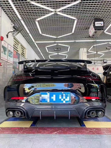 คาร์บอนไฟเบอร์ ชุดแต่งกันชนหน้าและดิฟฟิวเซอร์หลังแบบ BRA-BUS สำหรับ Mercedes AMG GT50 GT53 GT63 สภาพใหม่ - Product Image 3