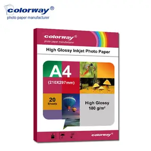 130g 150g 180g 210g 230g A4 size quality inkjet high glossy photo paper A4 for inkjet printers printing photos or brouchers